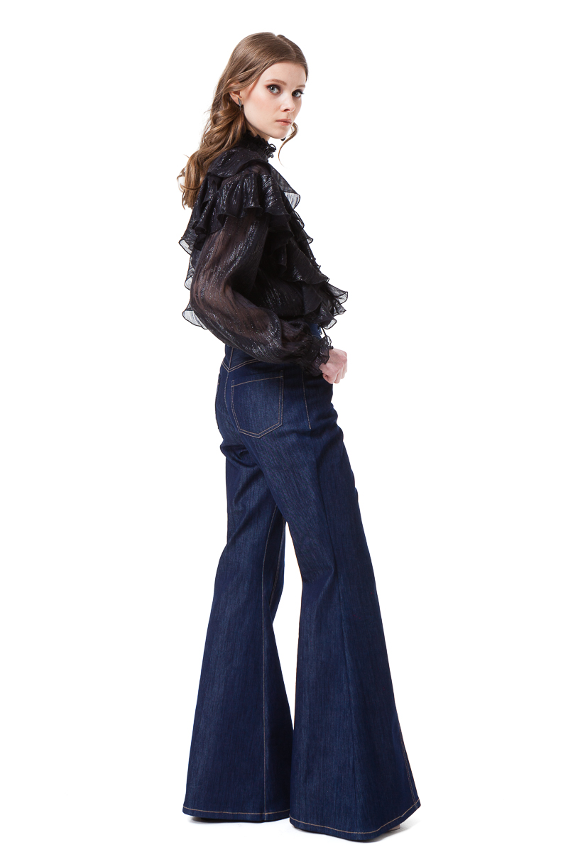 LISE 70s' high waisted jeans - Diana Arno