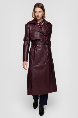 GISELE faux leather coat