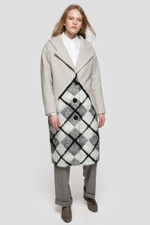 ZOE single-breasted wool coat