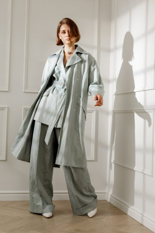 JUDITH COTTON TRENCH IN MINT