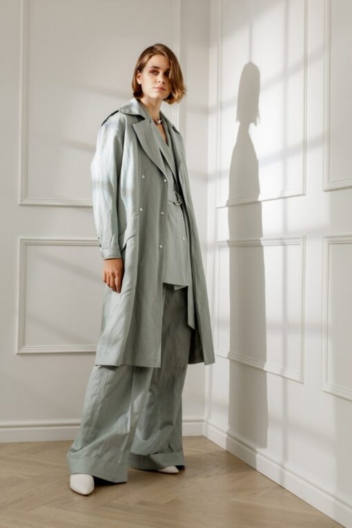 JUDITH COTTON TRENCH IN MINT