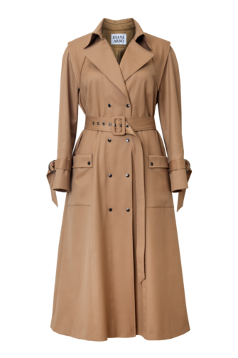 GIA WOOL TRENCH IN SUNNY BEIGE