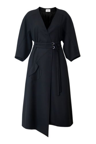IVY WRAP DRESS IN MOONLESS NIGHT