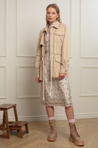 POLLY UTILITY JACKET IN COOKIE CRUMBS
