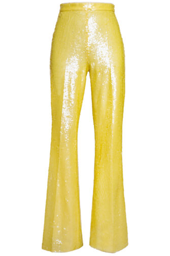 LISA FLARED SEQUIN TROUSERS