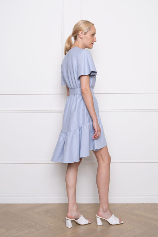 ELLIS LOOSE-FITTING DAY DRESS IN SERENITY BLUE