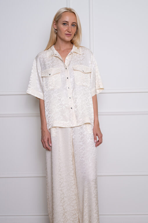 ALANA VISCOSE PYJAMA STYLE SHIRT