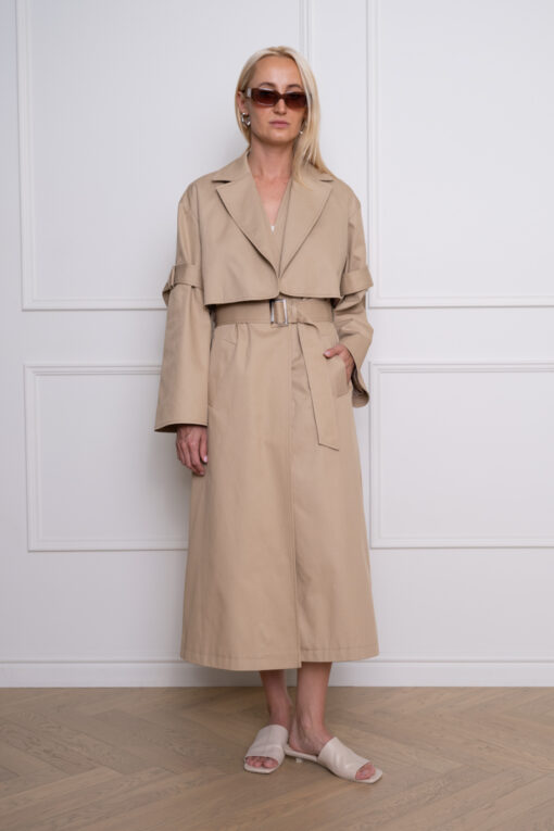 RUBY OVERSIZED COTTON DUSTER COAT