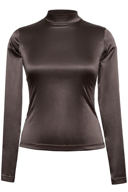 JOELLE FITTED TURTLENECK TOP
