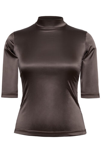 JOELLE FITTED TURTLENECK T-SHIRT