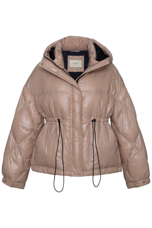 VICOLO_HOODED DOWN JACKET