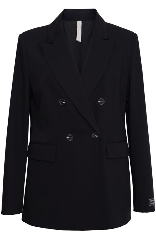 IMPERIAL_DOUBLE-BREASTED BLAZER IN BLACK